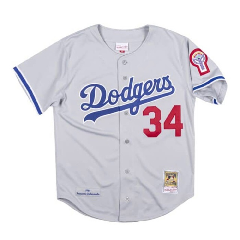XXL Authentic Jersey Los Angeles Dodgers 1981 Fernando Valenzuela